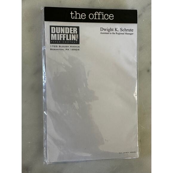 NIP “The Office” Dwight Schrute Note Pad - Picture 1 of 6